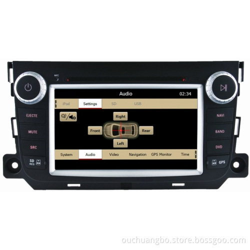 Ouchuangbo Car DVD Radio for Mercedes Benz Smart Fortwo (2012--) GPS USB iPod Stereo System